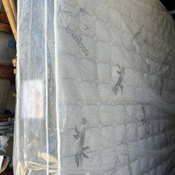 New King Size (76x80) Bamboo Pillowtop Mattress And Box Spring. Pick Up Is In Long Beach