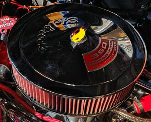 Sbc chrome air cleaner & valve covers  150.00 for everything  including a air  K&N  filter