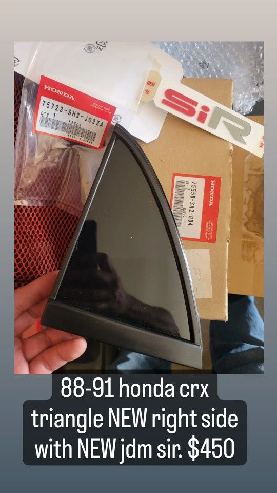 Crx Parts Si Ef8 Jdm Oem Usdm Rear Triangle New