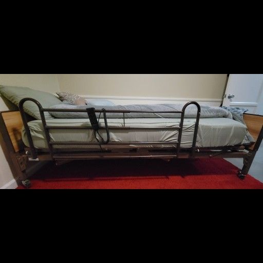 Adjustable Hospital Bed (Twin Size)