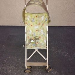 Like New Winnie The Pooh And Friends Baby Stroller 