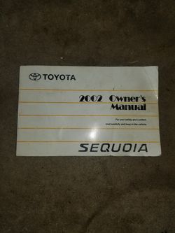 2002 toyota sequoia service manual $20