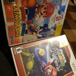 2 Nintendo Wii Mario Games Complete Excellent Condition 
