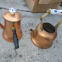 Old Copper Household Items 