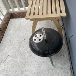 Small Weber Black Smokey Joe Charcoal Grill