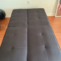 Black futon  3 adjustable levels