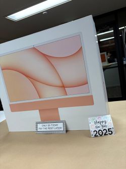 Apple IMac 24 Inch 2021 M1 Desktop - Only $1 Today Pay The Rest Later! 