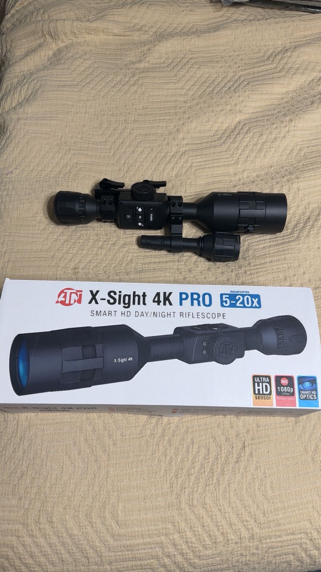 ATN X Sight 4K Pro 5-20 Day/Night Vision Scope