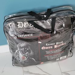 David Gonzales Art Defiance Luxury Plush Queen Blanket