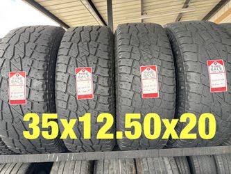 4 used tires 35x12.50x20 Pro Comp AT