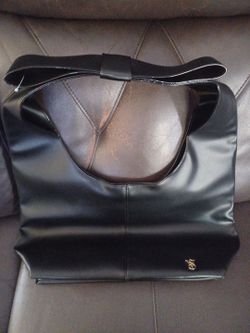 Black Victoria Secret Tote Bag