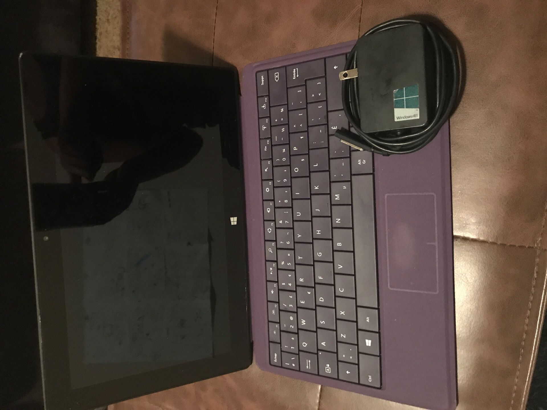 Microsoft Surface RT 32G with keyboard and charger