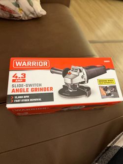 Slide switch angle grinder