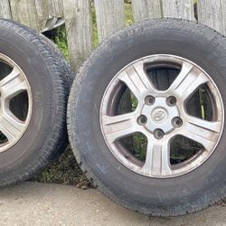 Two Rims With Good Tires 18 Inch