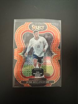2026 Select Road to FIFA WC - Jude Bellingham - Orange Mojo /825 sell or trade for Lionel Messi