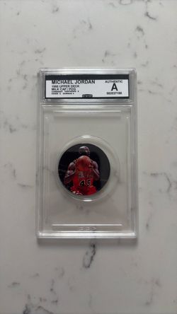 MJ milk Cap Sticker Authentic New.