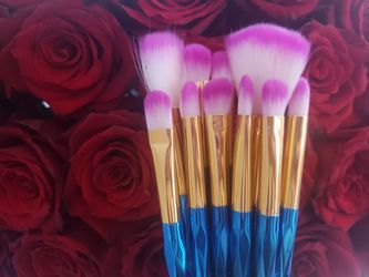 10pcs makeup brush set
