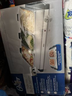 Oster Triple Dish Buffet Server (Brand New In Box)