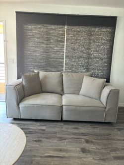 Sofa And Armless Chair Set