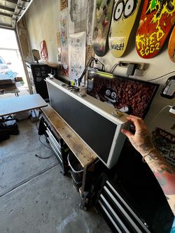 Custom Strat shape flight case