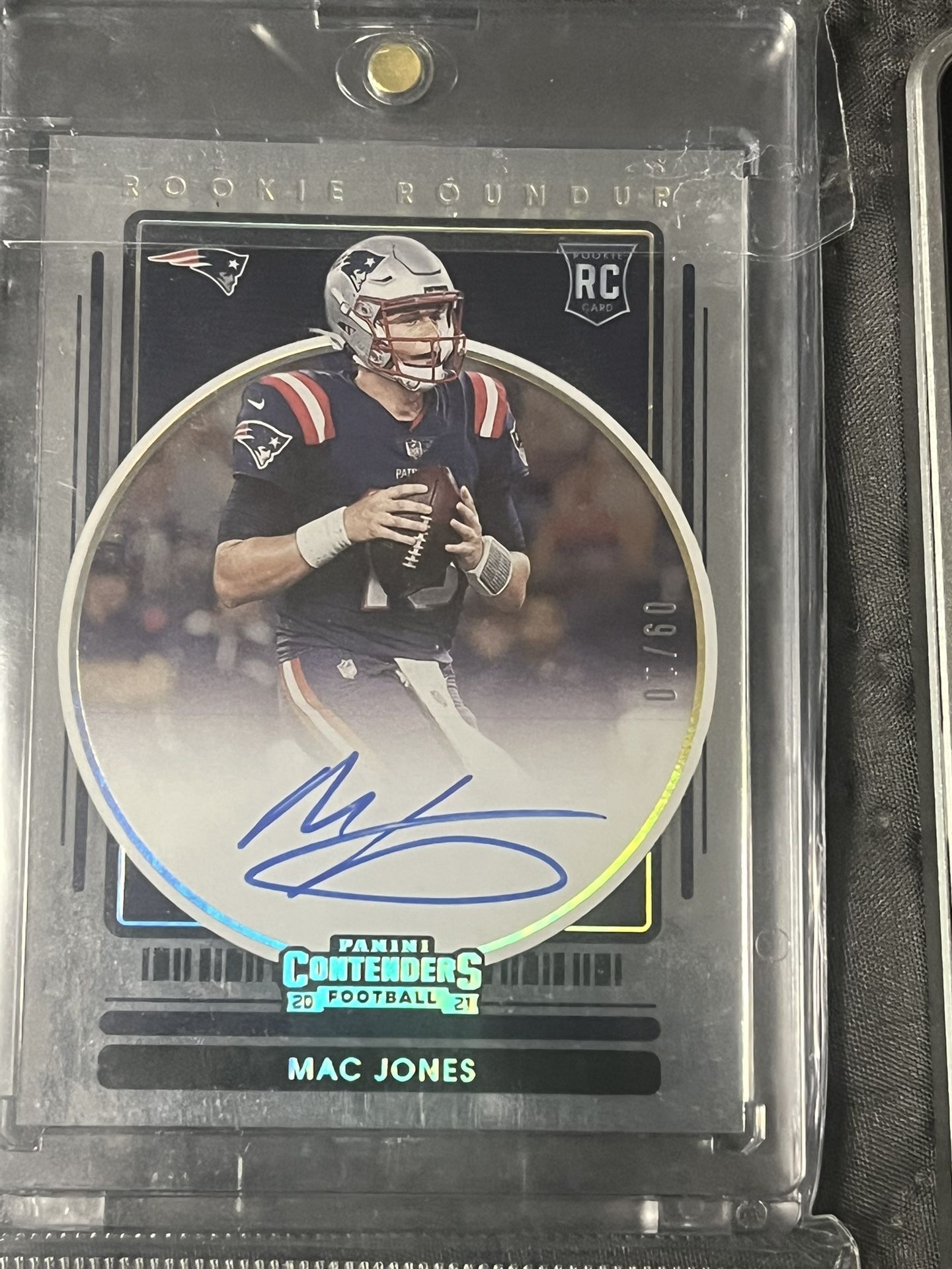 Mac Jones Rc /10 On Card Auto Contenders