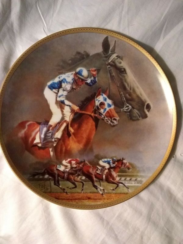 AMERICAN ARTISTS FRED STONE HORSE RACING 1989 COLLECTOR