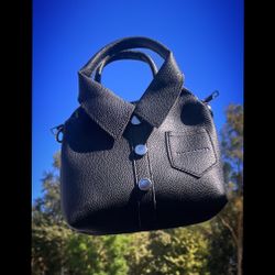 Women’s Collar-Shaped Crossbody Bag With Detachable Strap