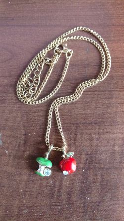 Apple necklace