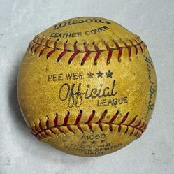 Wilson Pee Wee Official League Baseball A1065 Autographed - Not Authenticated