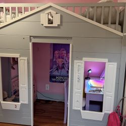 Twin Loft Bed Girls