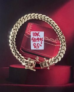 10K  Solid Gold 🇨🇺 Links Bracelet  50.9Gr 8.50 Inches Long