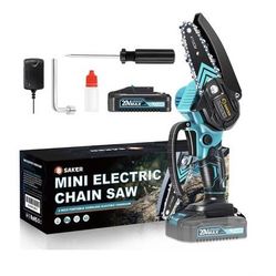 Mini Electric Chainsaw – Cordless, Portable, Fast Cutting!