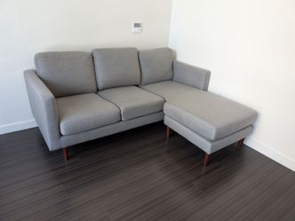 Sectional Sofa Couch - 80"W