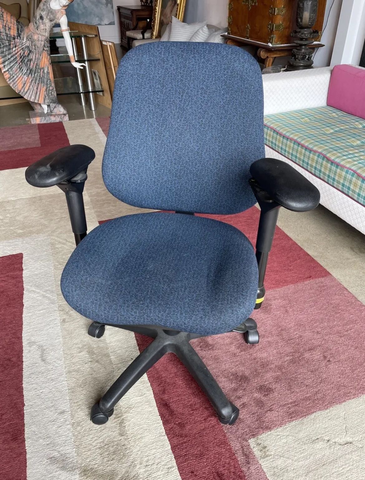 Bodybilt Ergogenesis Blue Office Chair, Works Perfectly