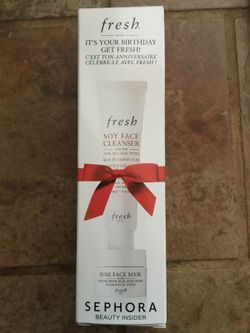 Brand new: face cleanser&mask