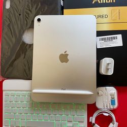256gb Apple IPad 10th Generation (10.9” Liquid / 2022 model) with pen, keyboard, case & Accessories (warranty 2026) 