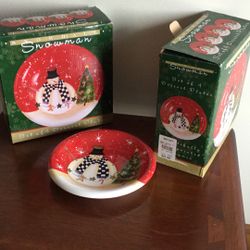 Christmas Dessert Plates