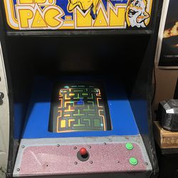 Ms. Pac-Man Retro Coin Op-Arcade Cabinet 