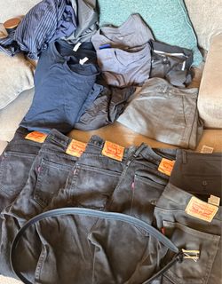 Two bags of men's clothes