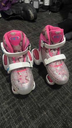 RD Kids Inline Roller Skates Unicorn Print