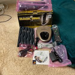 Diamond Magic Sing ET19KV Karaoke Lot Microphones Set up Complete with Box VGC