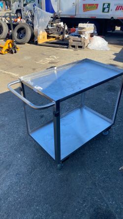 Used stainless steel cart