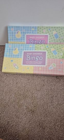 Baby shower bingo