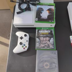 XBox One S With 3 Games