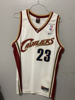 White Cavaliers LeBron Jersey