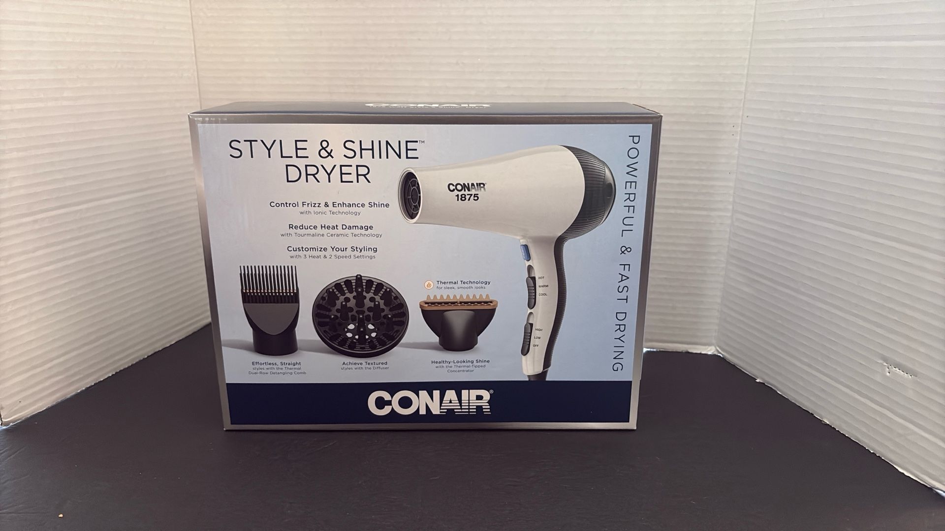 CONAIR Style & Shine Dryer NEW