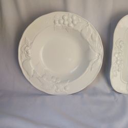 White Serving Platter