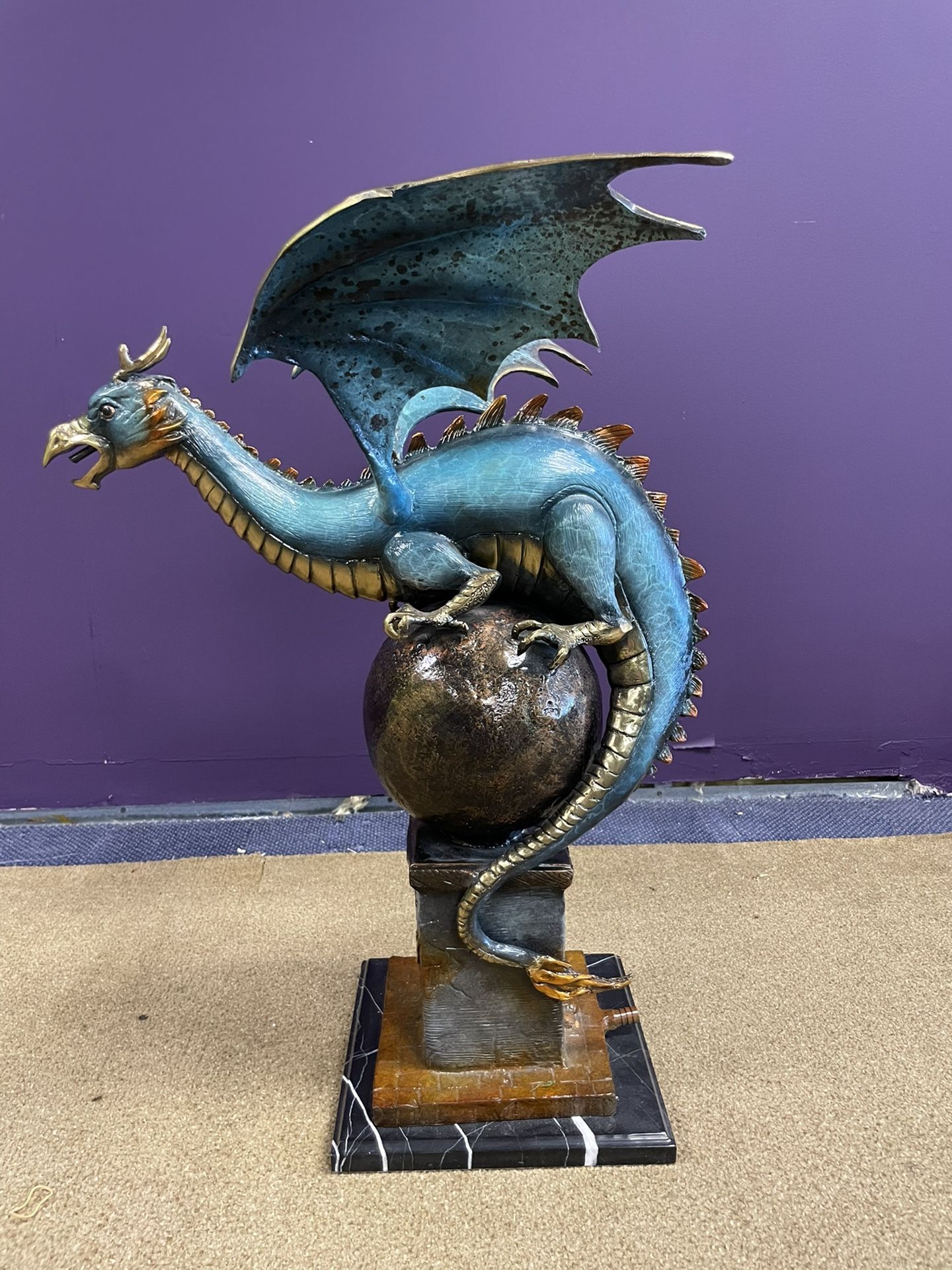 Dragon Bronze Fountain