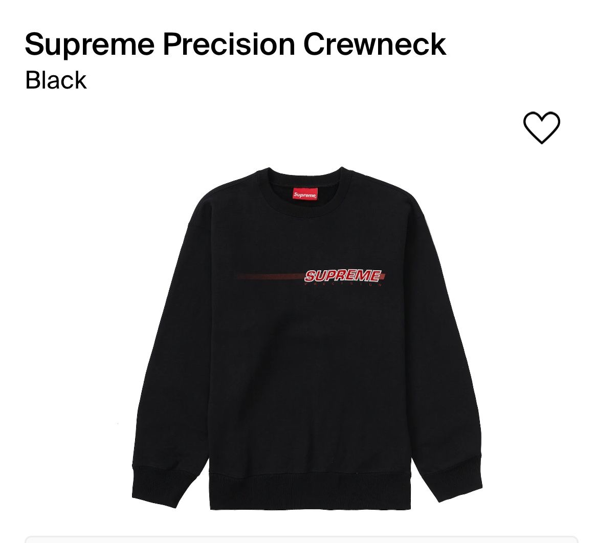 Supreme Precision Crewneck Size M