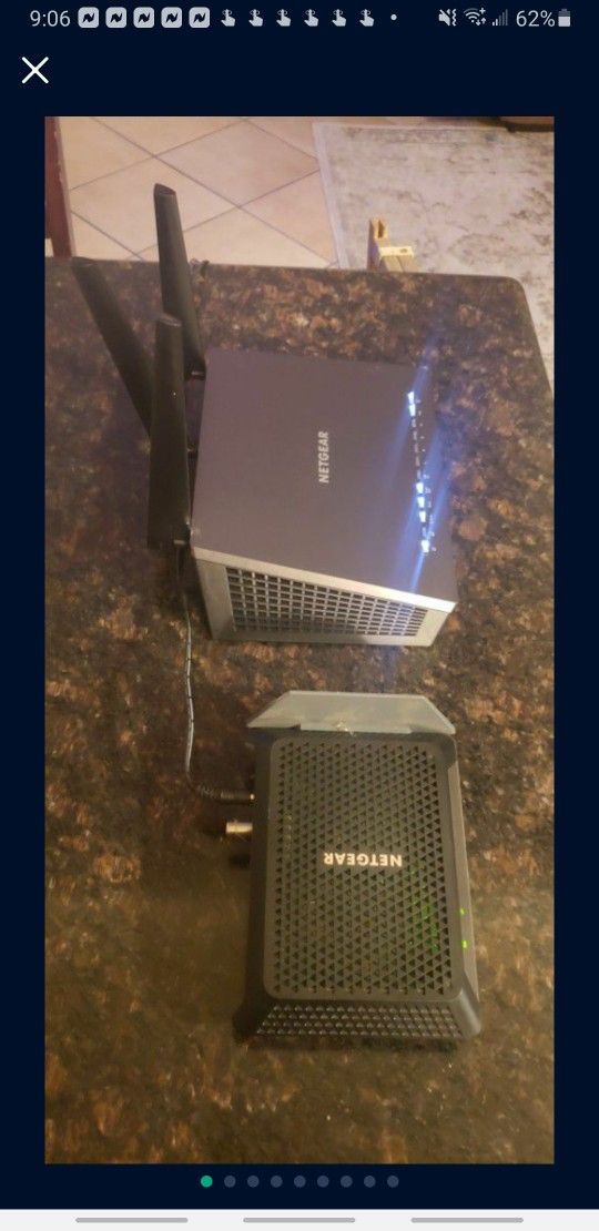 Nighthawk (R6700) Dual Band WiFi Router + Netgear DOCSIS 3.0 MODEM